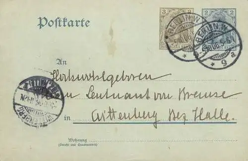 Postkarte Germany Berlin W. 1906