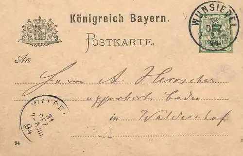 Postkarte Germany Wunsiedel Herscher '94