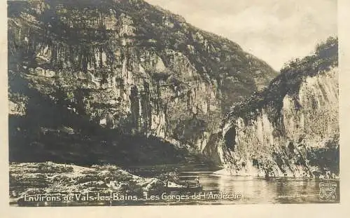 CPA France Vals les Bains les Gorges d'Ardeche