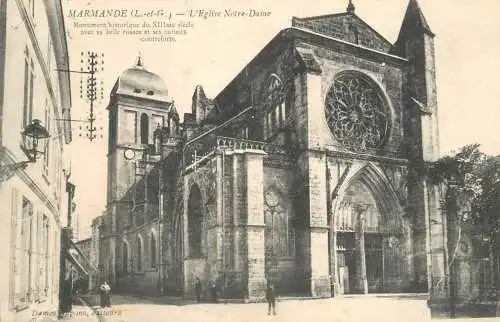 CPA France Marmande eglise Notre Dame