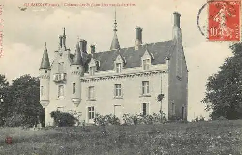 CPA France Queaux chateau des Sablonnieres