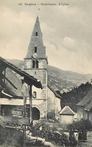 CPA France Dauphiine Chichiliane eglise
