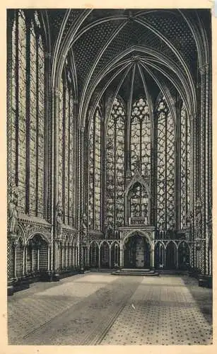France Paris la Sainte Chapelle