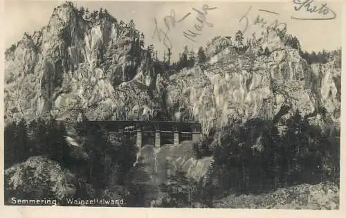 Austria Semering Weinzettelwand
