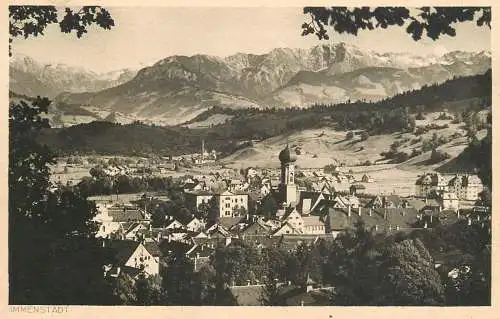 Germany Immenstadt Allgau gegen die Daumengruppe