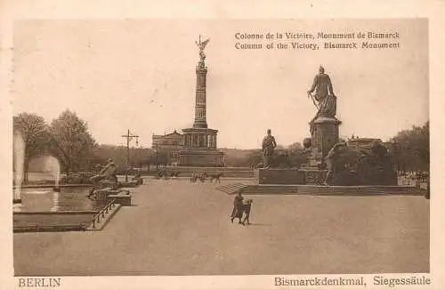 Germany Berlin Bismarckdenkmal Siegessaule