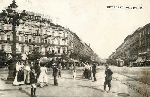 Hungary Budapest oktogon ter