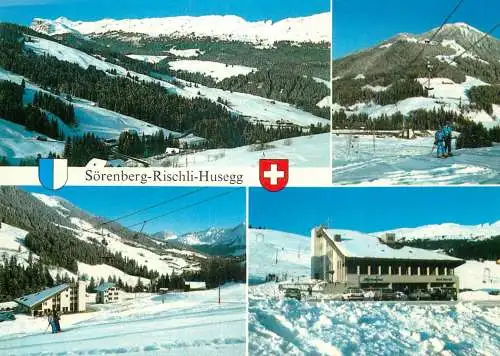 Switzerland Sorenberg skigebiet Rischli Husegg