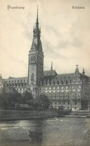 AK Deutschland Hamburg rathaus