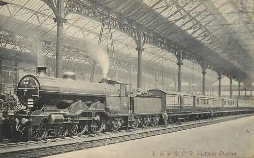 British railway history Victoria Station