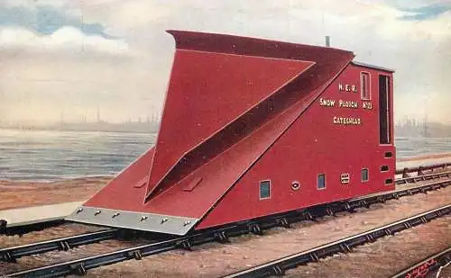 British railway history Snow plough North Eastern Railway