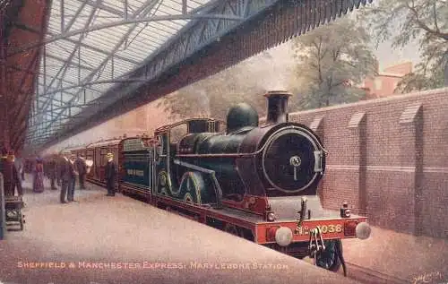 British railway history Sheffield & Manchester Express Marylebone station