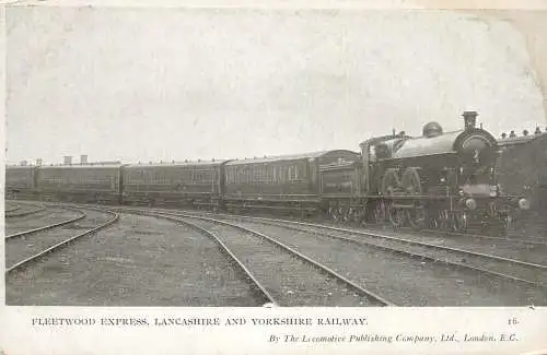 British railway history Fleetwood express Lancashire and Yorkshire railway