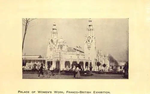 Postcard Franco British Exhibition Palace of women's work