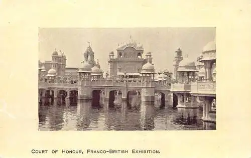 Postcard Exhibitions Franco British Exhibition court of honour