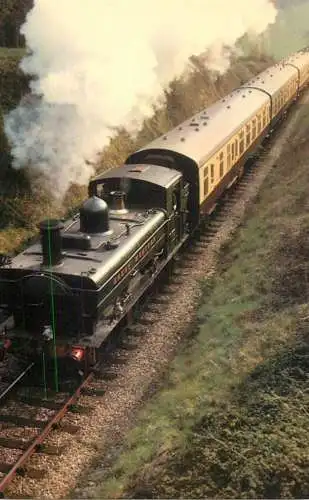 Postcard United Kingdom England train Great Western
