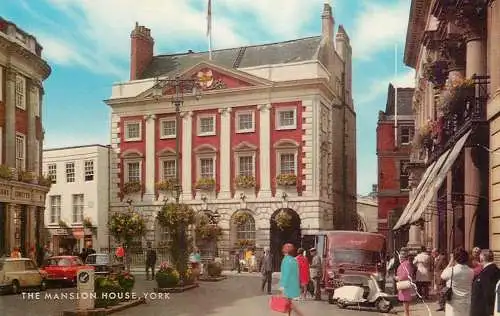 Postcard United Kingdom England York the mansion house