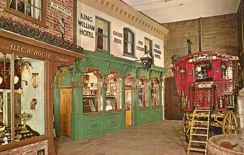 Postcard United Kingdom England York castle museum King William Hotel