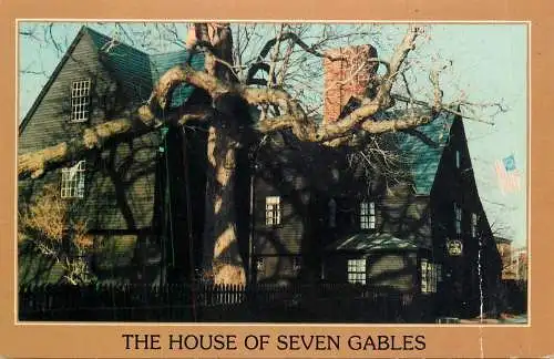 Postcard United States MA Massachusetts  Salem house of seven gables
