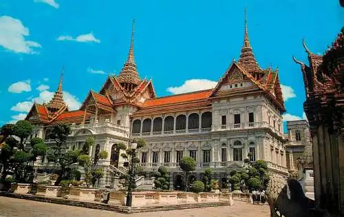 Postcard Thailand Chakri Mahaprasad Hall Bangkok Grand Palace