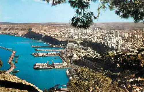 Postcard Algeria Oran the bay