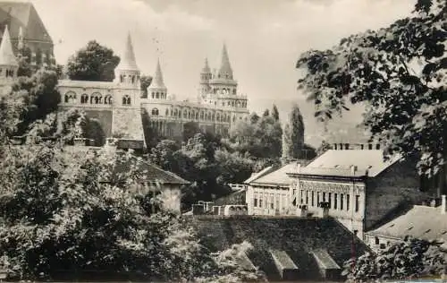 Postcard Hungary Budapest fisherman bastion