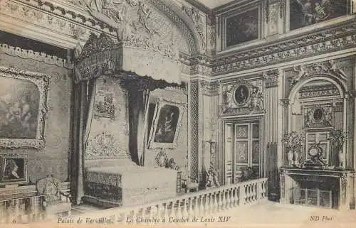 France Versailles chateau la chambre a coucher de Louis XIV