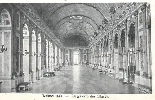 France Versailles chateau la galerie des Glaces