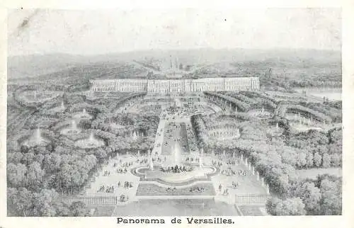France Versailles chateau panorama aerienne