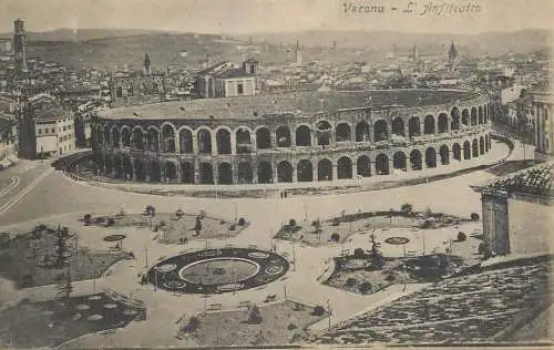 Postcard Italy Verona l'anfiteatro