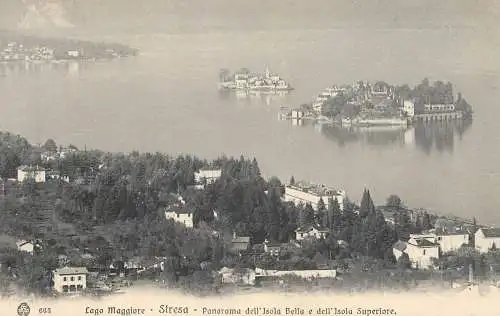 Postcard Italy Lago Maggiore Stresa Isola Bella
