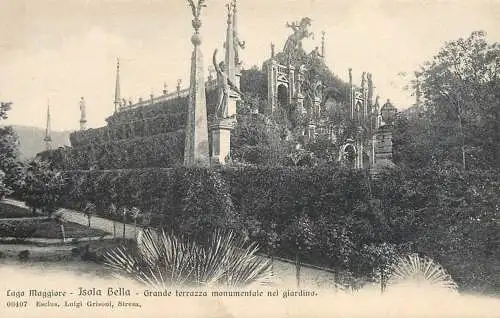 Postcard Italy Lago Maggiore Isola Bella