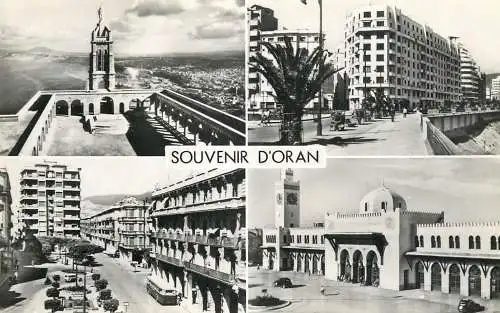 Postcard Africa Algiers souvenir d'Oran