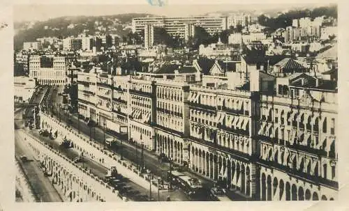 Postcard Africa Algiers Alger les boulevards et les Coteaux