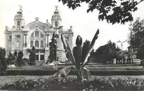 Postcard Romania Cluj Teatrul National