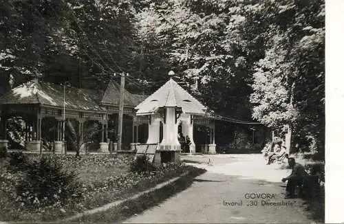 Postcard Romania Govora izvor