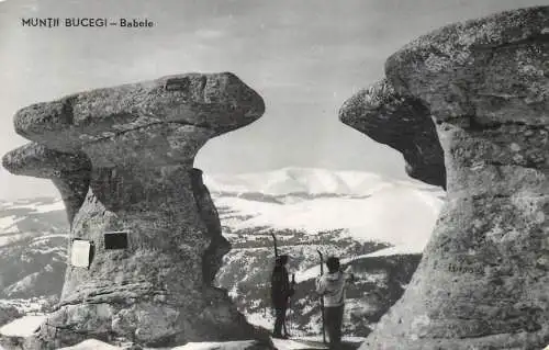 Postcard Romania Muntii Bucegi Babele