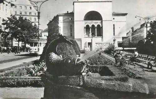 Postcard Romania Timisoara piata Operei