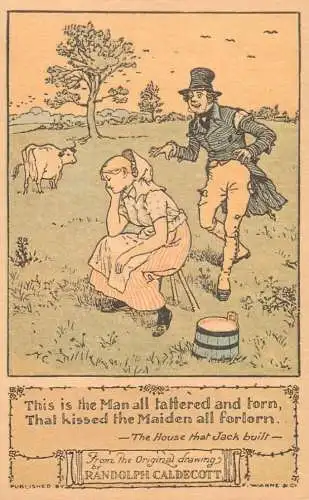 Postcard comic Randolph Caldecott