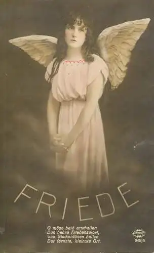Fancy portrait beauty smile elegance angel Friede