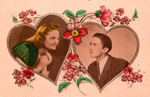 Fancy portrait beauty smile flower bouquet couples love