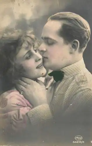 Fancy portrait beauty couples woman smile kiss embrace