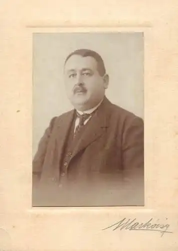 Postcard famous person Markovsky