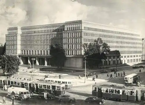 Postcard Poland Warszawa dom partii