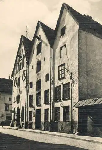 Postcard Estonia Tallinn Majadegrupp