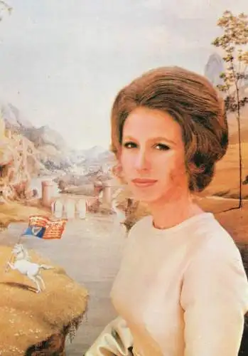 Royal family postcard HRH the Princess anne