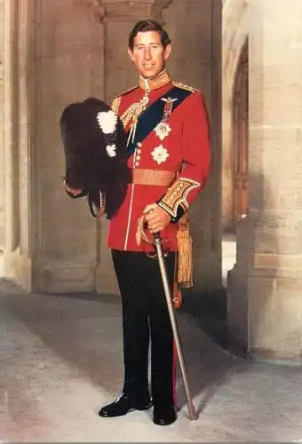 Royal family postcard The Prince of Wales Windsor castle