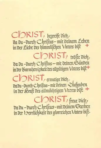 Religion postcard Christ psalms
