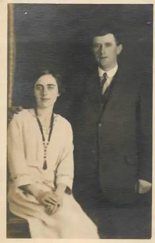 Photo postcard elegant couple