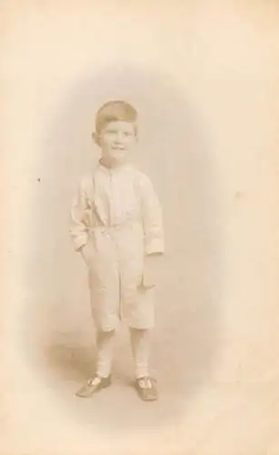 Children scenes & portraits souvenir photo elegant young boy Alan Reid 4 years